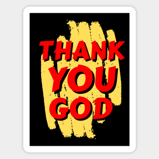 Thank You God | Christian Magnet